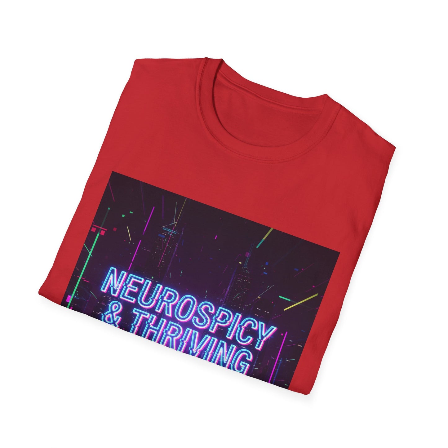 Thriving Graphic T-Shirt – Bold Cosmic Statement Tee