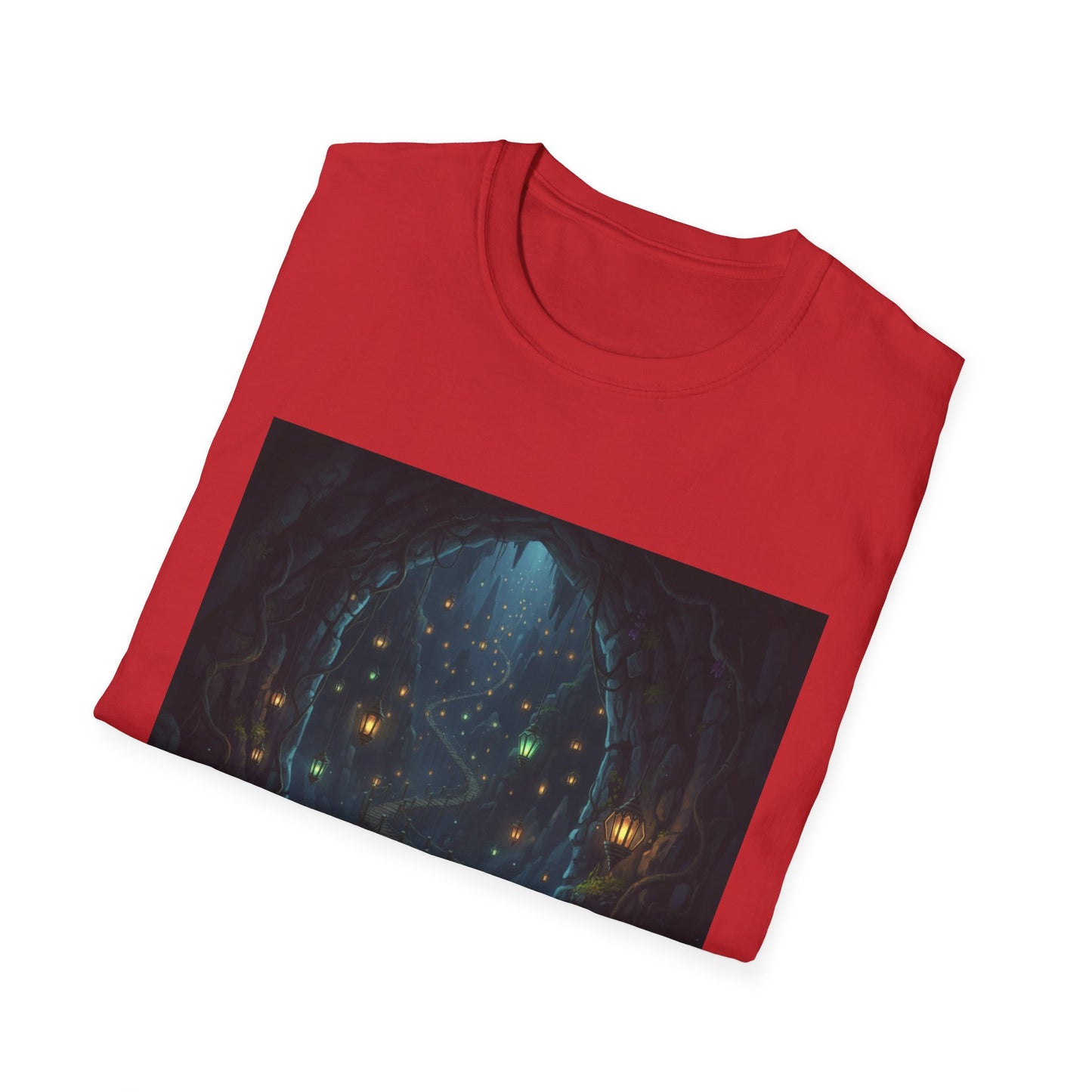 Magical Forest Adventure T-Shirt - Enchanted Glow, Perfect Gift for Nature Lovers, Starry Night Design, Casual Wear, Unisex Tee