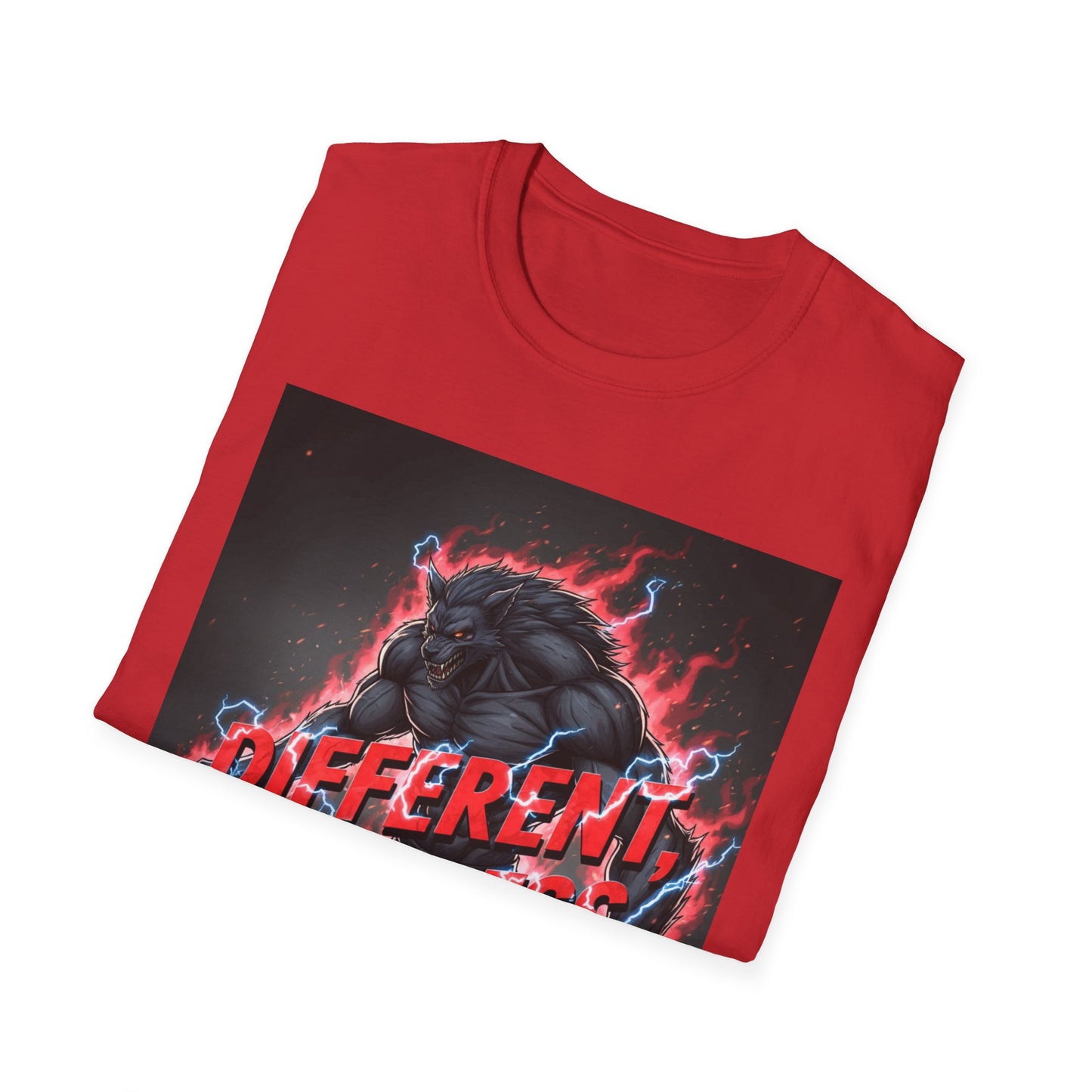 Midnight Werewolf T-Shirt – Gothic Fantasy Anime Aesthetic
