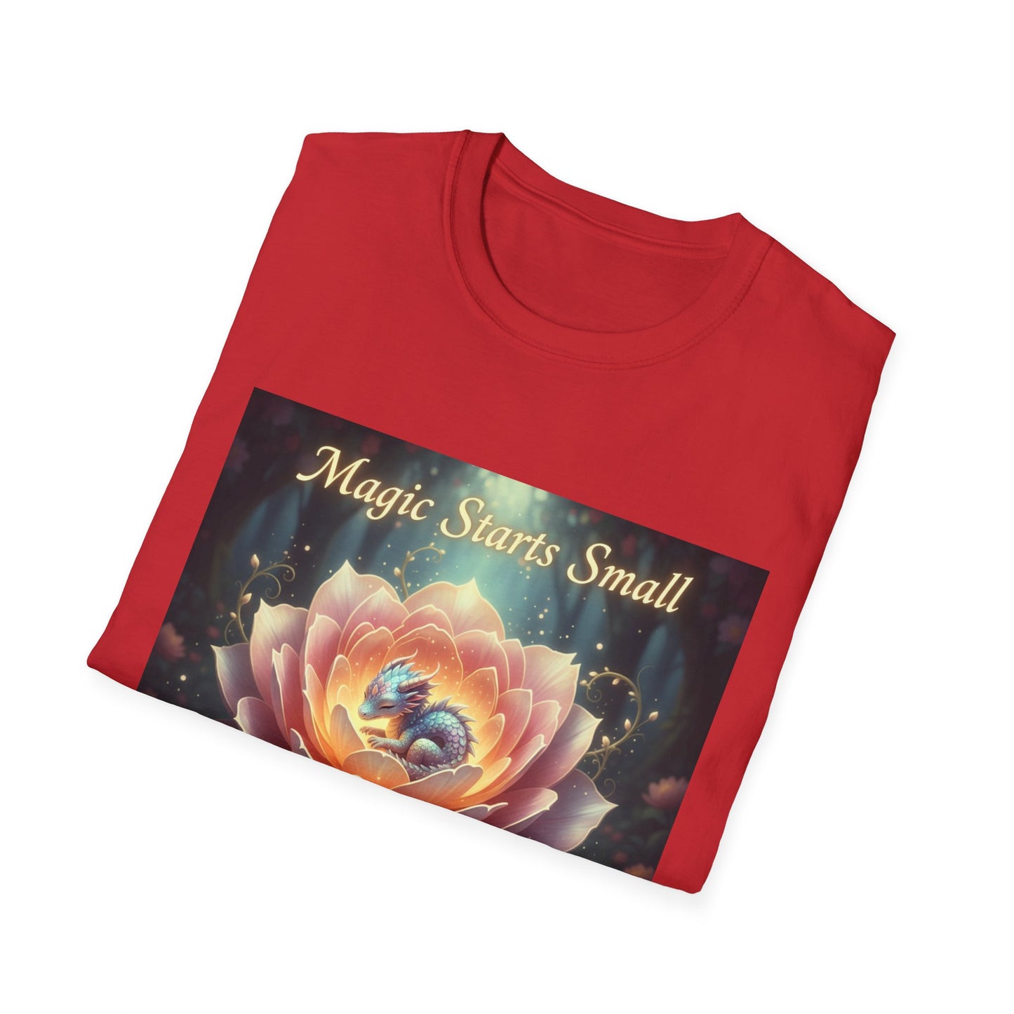 Magical Flower Unisex T-Shirt | Inspirational Graphic Tee, Flower Art Shirt, Gift for Nature Lovers, Birthday Outfit, Self-Care Apparel