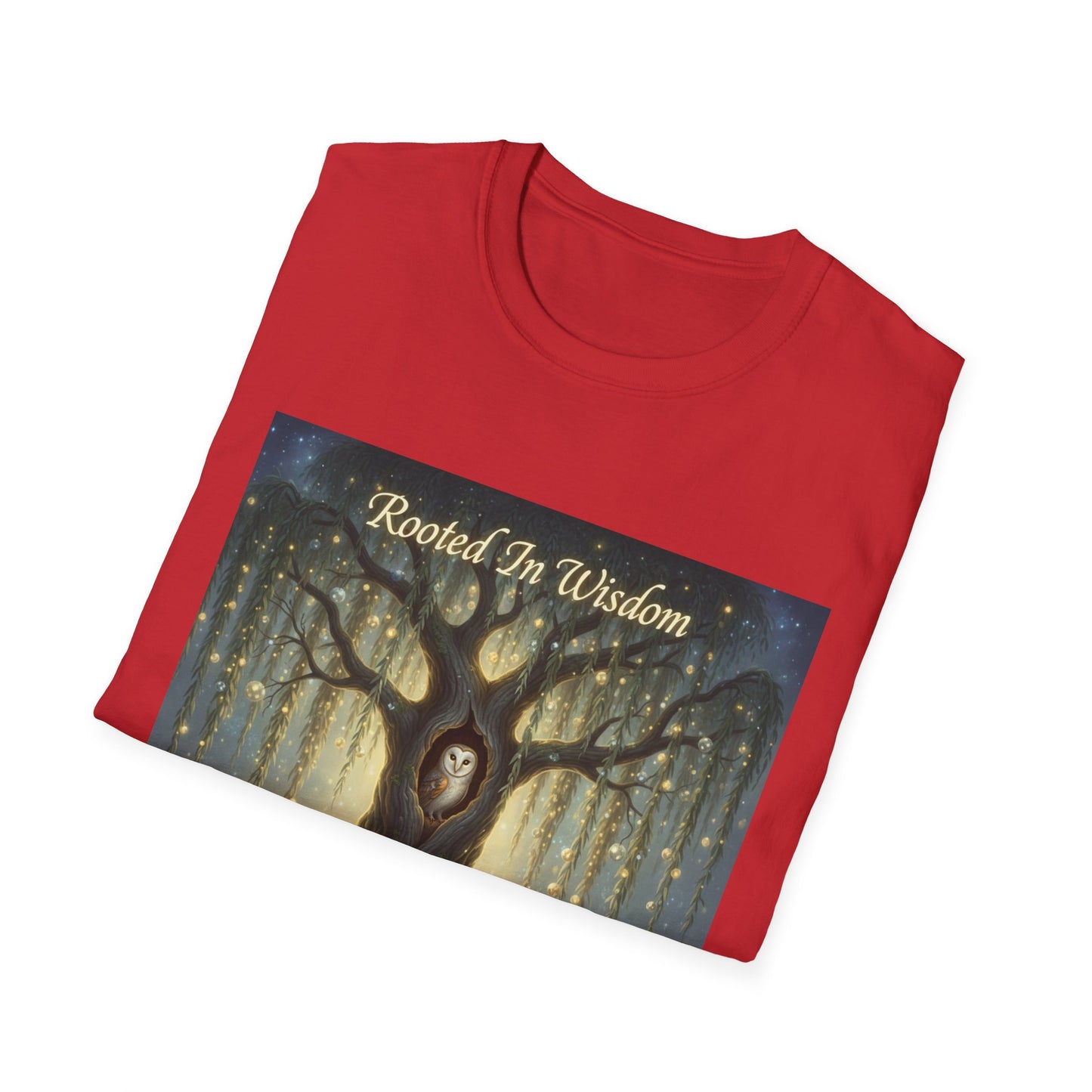 Rooted in Wisdom Tree T-Shirt, Inspiring Tee, Unisex Gift, Tree of Life Shirt, Nature Lover Apparel, Spiritual Clothing