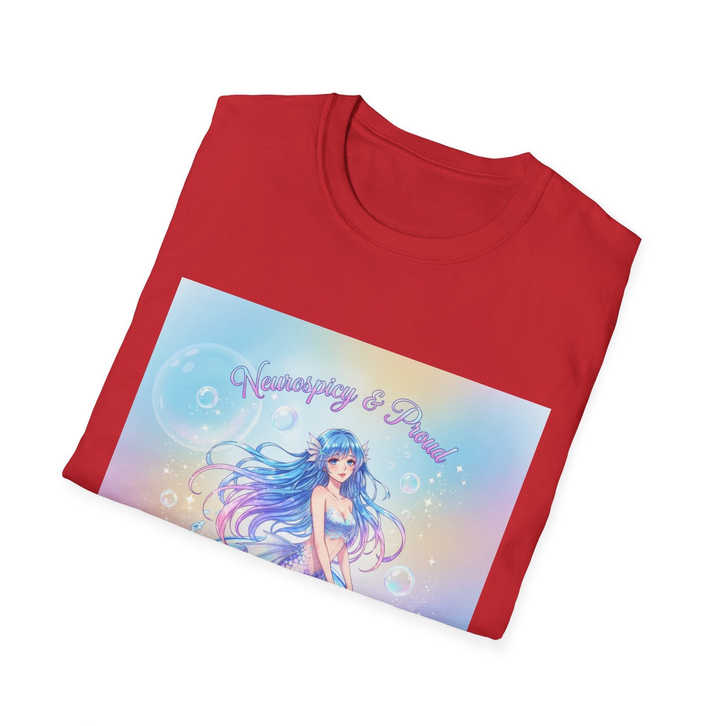 Pastel Mermaid T-Shirt – Kawaii Ocean Fantasy Aesthetic