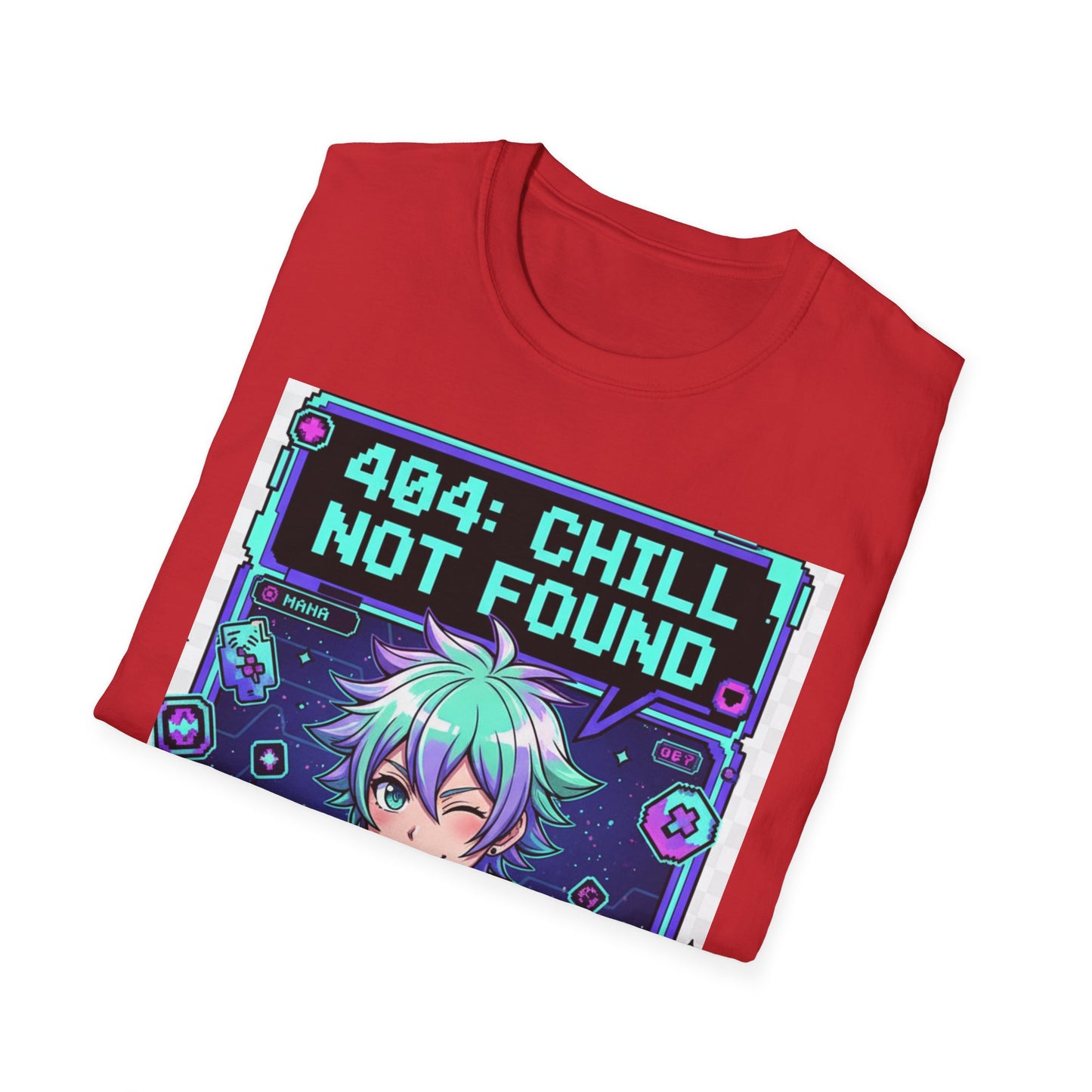 404 Chill Not Found T-Shirt, Gaming Tee for Fans, Casual Wear, Unique Gift for Gamers, Streetwear Style, Cool Graphic Shirt
