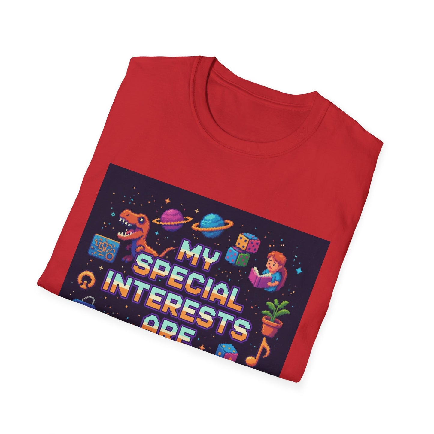 "My Special Interests Are Awesome" Autism-Inclusive T-Shirt – Sport Grey Unisex Tee
