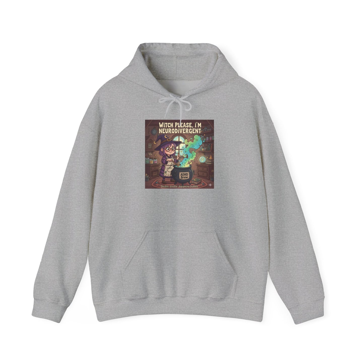 Whimsical Unisex Hoodie with Magical Design, Cozy Sweatshirt for Gamers and Dreamers, Perfect Gift for Friends, Birthdays, Casual Wear