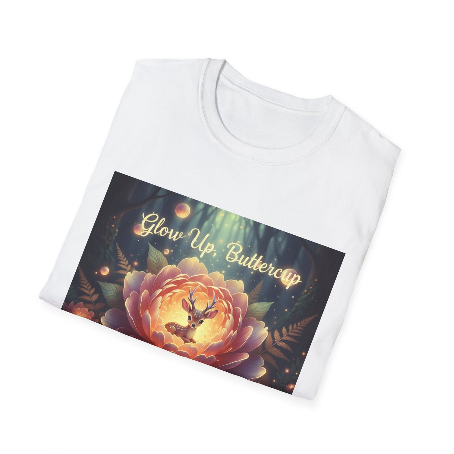 Cosmic Lotus T-Shirt – Mystical Galaxy Dreamcore Aesthetic