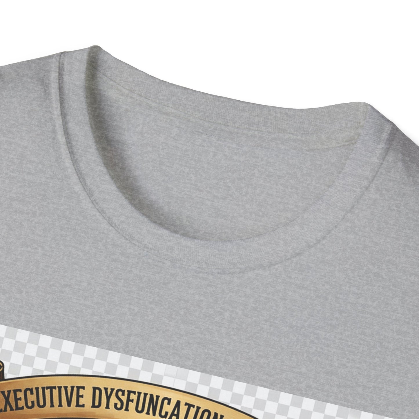 Executive Dysfunction University T-Shirt | Anime Overthinker’s Guild Tee, ADHD Humor Shirt, Otaku Academia Pride Top