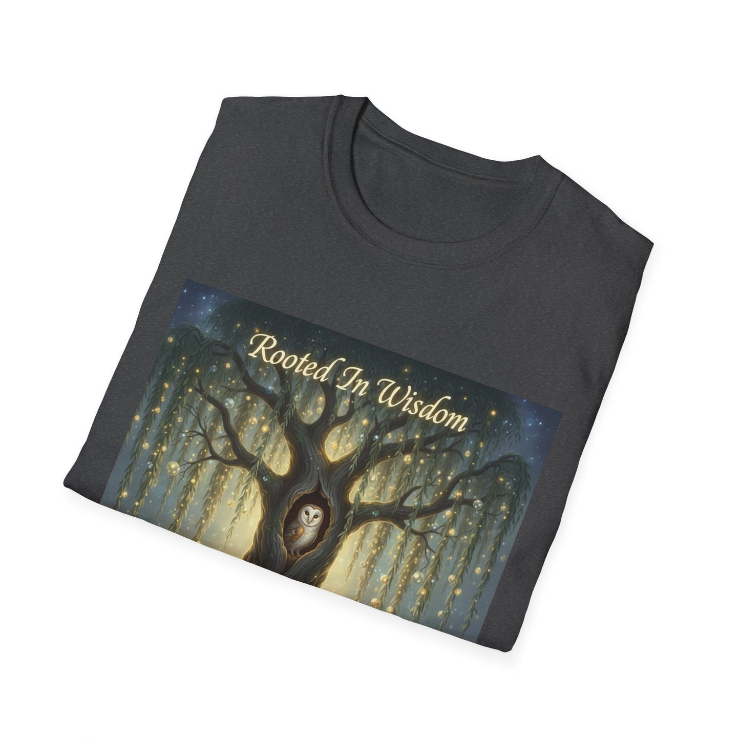 Rooted in Wisdom Tree T-Shirt, Inspiring Tee, Unisex Gift, Tree of Life Shirt, Nature Lover Apparel, Spiritual Clothing
