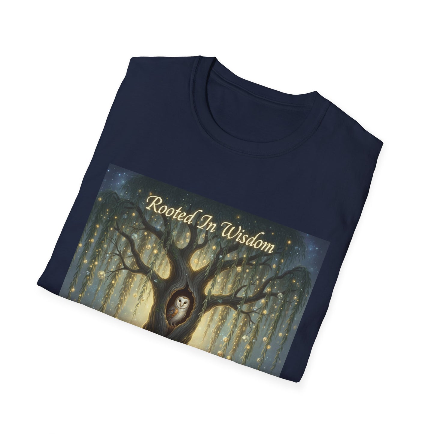 Rooted in Wisdom Tree T-Shirt, Inspiring Tee, Unisex Gift, Tree of Life Shirt, Nature Lover Apparel, Spiritual Clothing