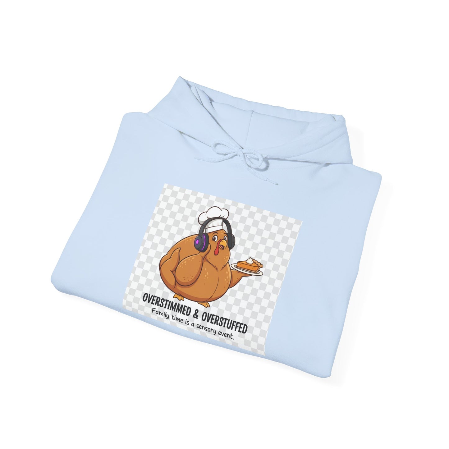 Funny Thanksgiving Hoodie, Oversized Hooded Sweatshirt, Gifts for Foodies, Cozy Fall Apparel, Thanksgiving Dinner Outfit, Holiday Clothing