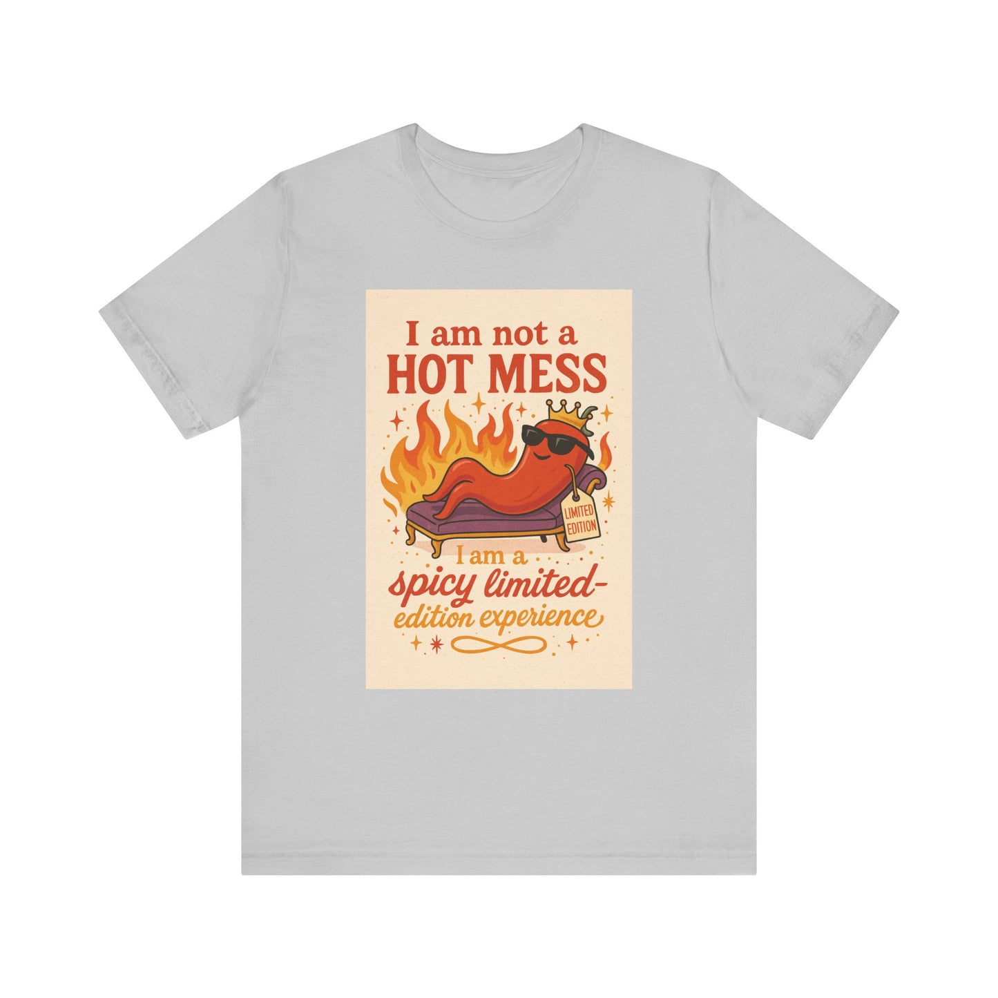 Spicy Limited-Edition Experience T-Shirt, Funny Tee, Gift for Foodies, Summer Wear, Unique Conversation Starter, Casual Style
