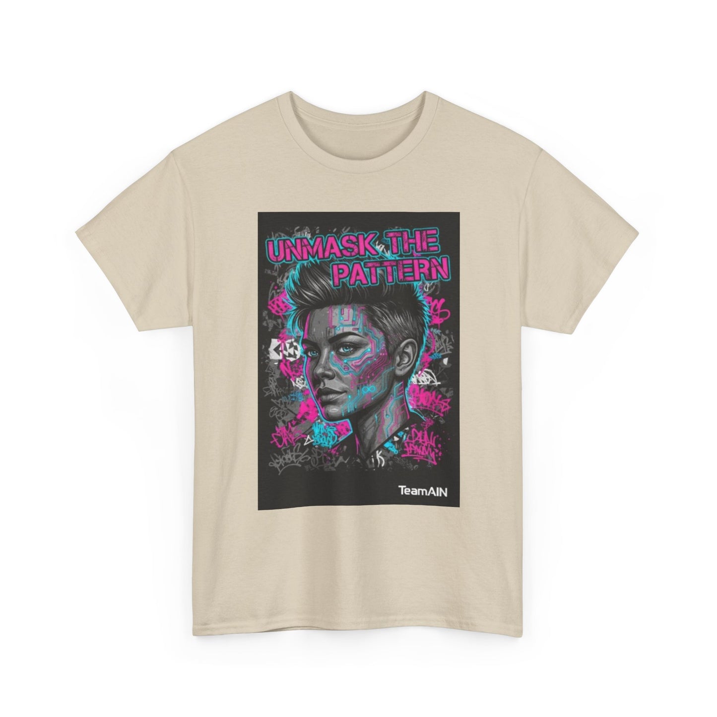 Unmask the Pattern Shirt | Glitch Streetwear for Neurodivergent Minds