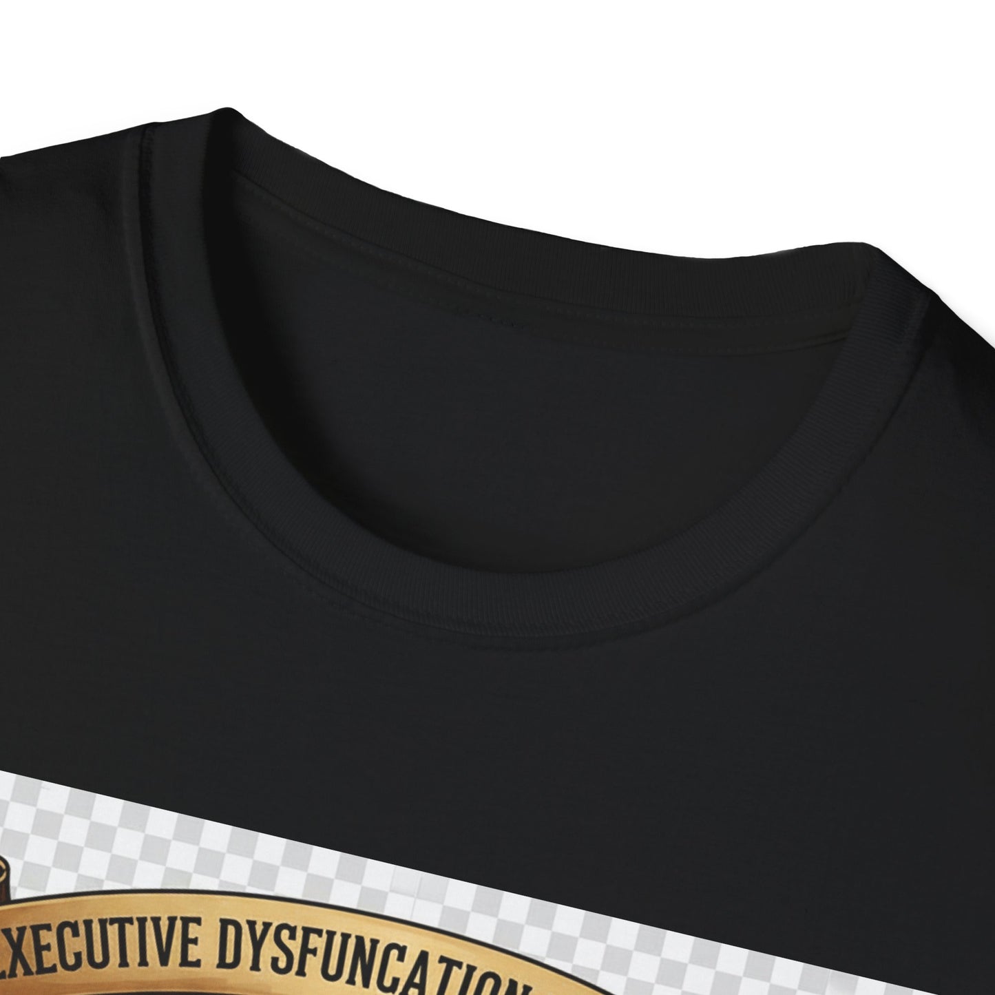 Executive Dysfunction University T-Shirt | Anime Overthinker’s Guild Tee, ADHD Humor Shirt, Otaku Academia Pride Top