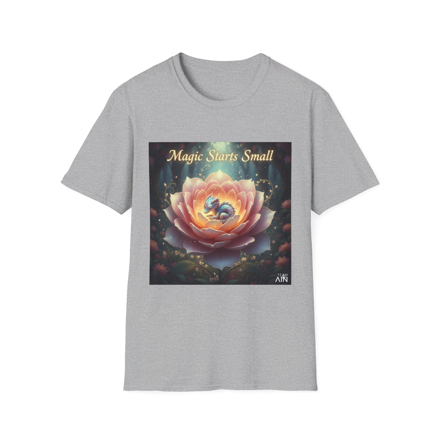 Magical Flower Unisex T-Shirt | Inspirational Graphic Tee, Flower Art Shirt, Gift for Nature Lovers, Birthday Outfit, Self-Care Apparel