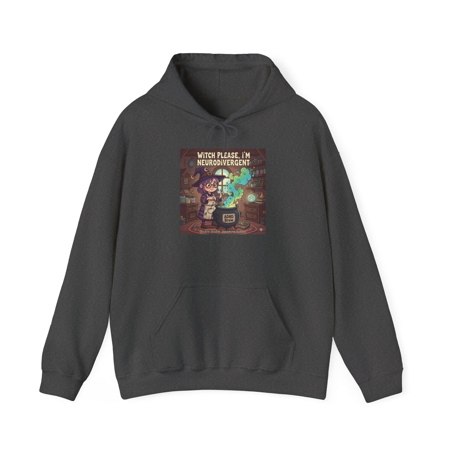 Whimsical Unisex Hoodie with Magical Design, Cozy Sweatshirt for Gamers and Dreamers, Perfect Gift for Friends, Birthdays, Casual Wear