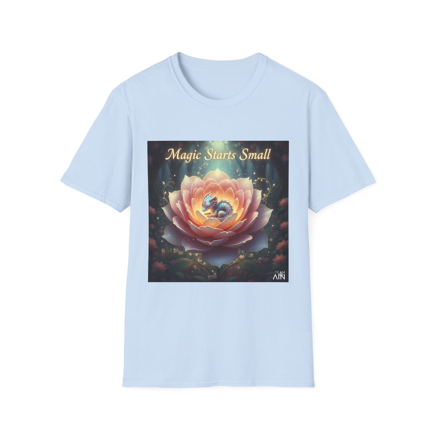 Magical Flower Unisex T-Shirt | Inspirational Graphic Tee, Flower Art Shirt, Gift for Nature Lovers, Birthday Outfit, Self-Care Apparel