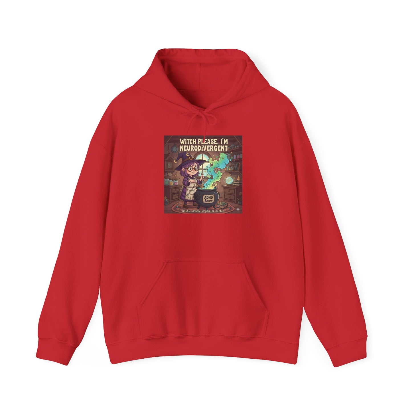 Whimsical Unisex Hoodie with Magical Design, Cozy Sweatshirt for Gamers and Dreamers, Perfect Gift for Friends, Birthdays, Casual Wear