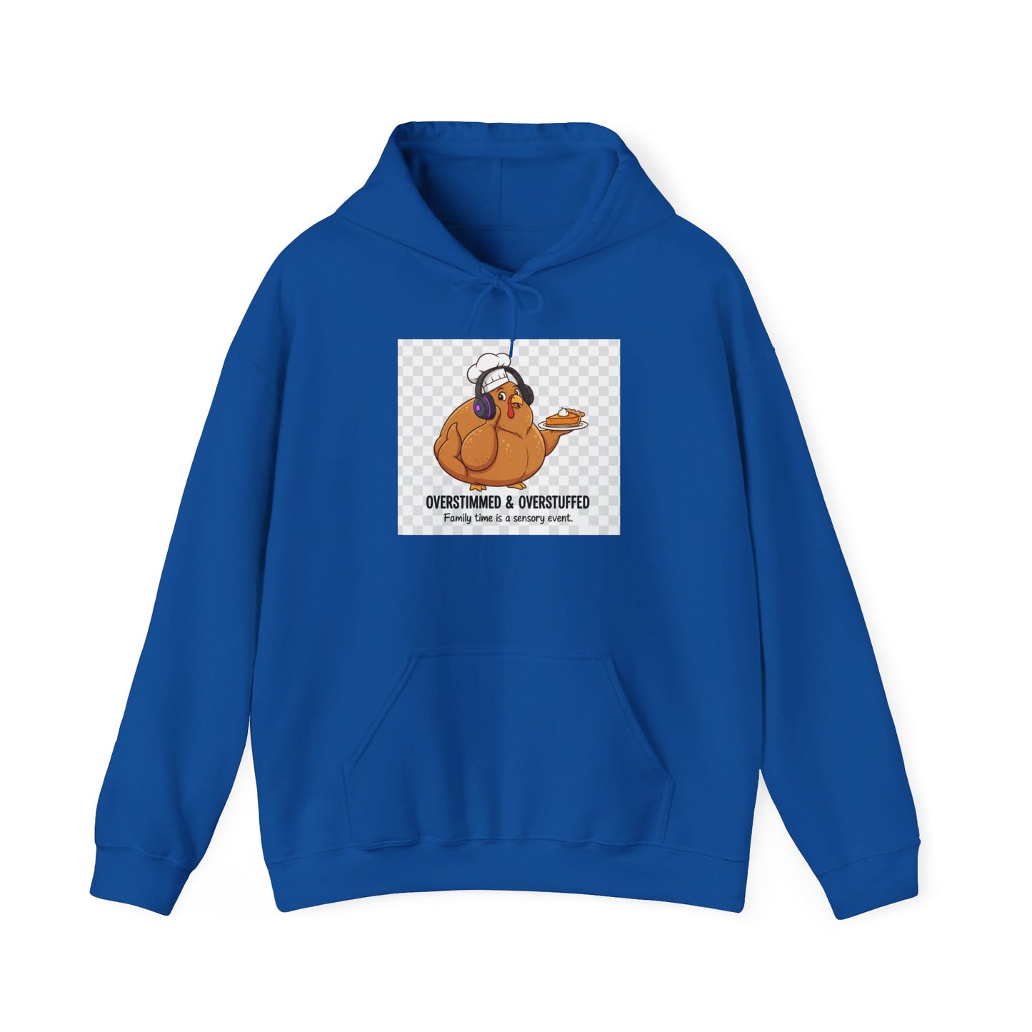 Funny Thanksgiving Hoodie, Oversized Hooded Sweatshirt, Gifts for Foodies, Cozy Fall Apparel, Thanksgiving Dinner Outfit, Holiday Clothing