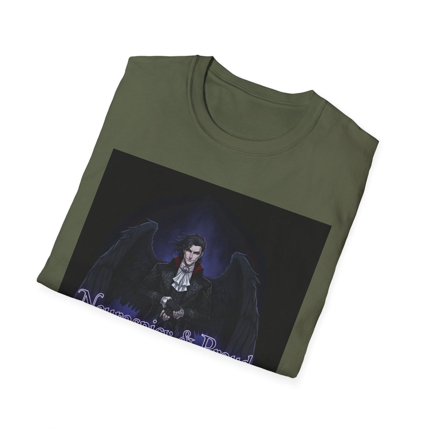 Gothic Vampire T-Shirt – Dark Anime Fantasy Aesthetic