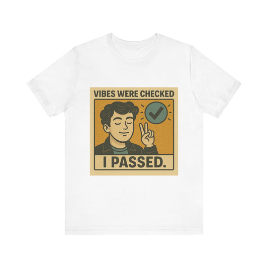 Peace Vibes Unisex Tee - Immaculate Retro Cartoon Design for Good-Hearted Humans