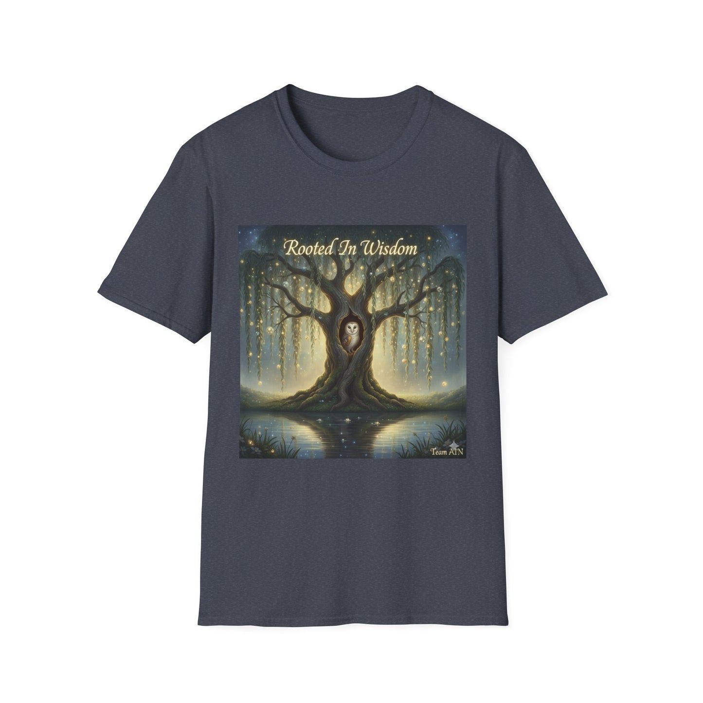 Rooted in Wisdom Tree T-Shirt, Inspiring Tee, Unisex Gift, Tree of Life Shirt, Nature Lover Apparel, Spiritual Clothing