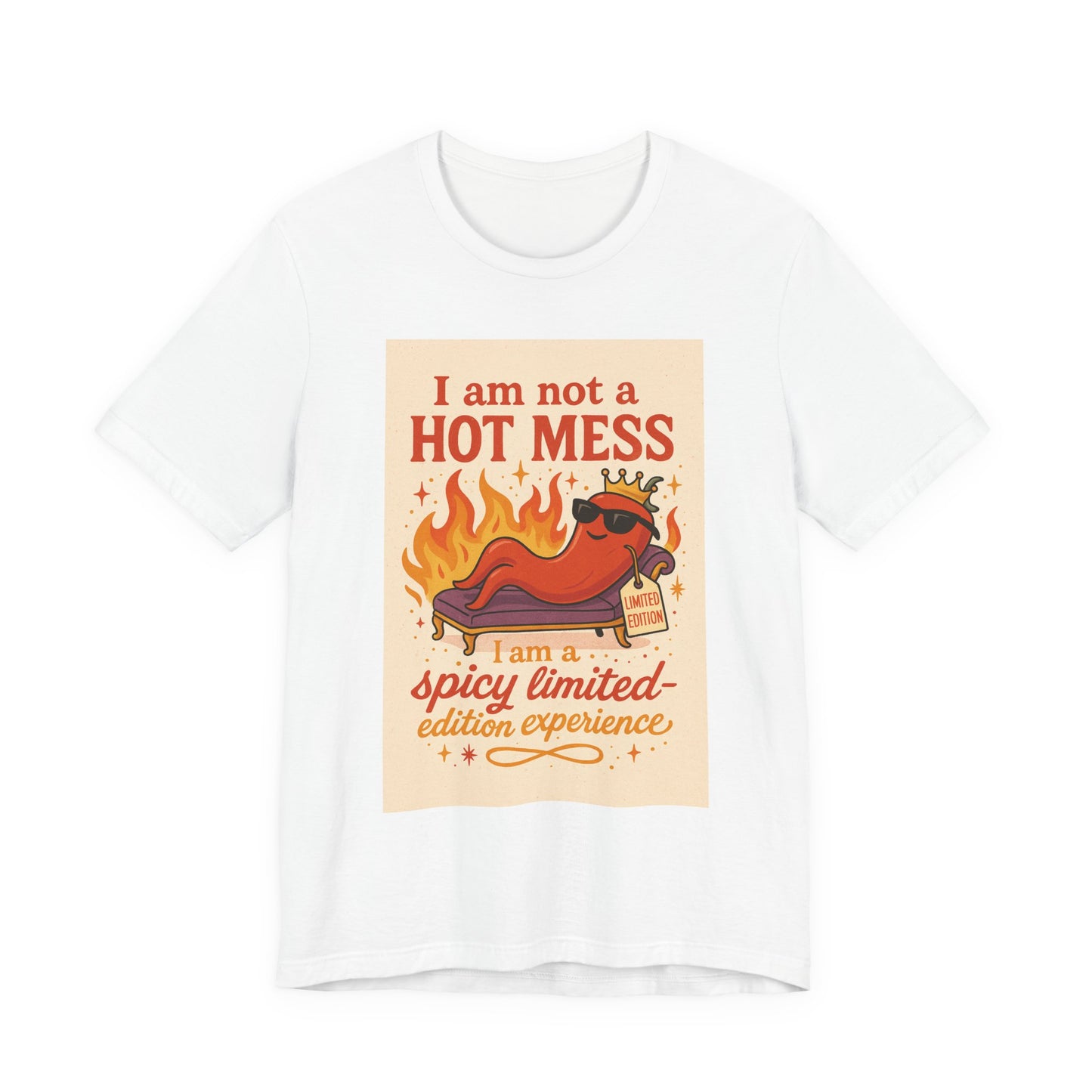 Spicy Limited-Edition Experience T-Shirt, Funny Tee, Gift for Foodies, Summer Wear, Unique Conversation Starter, Casual Style