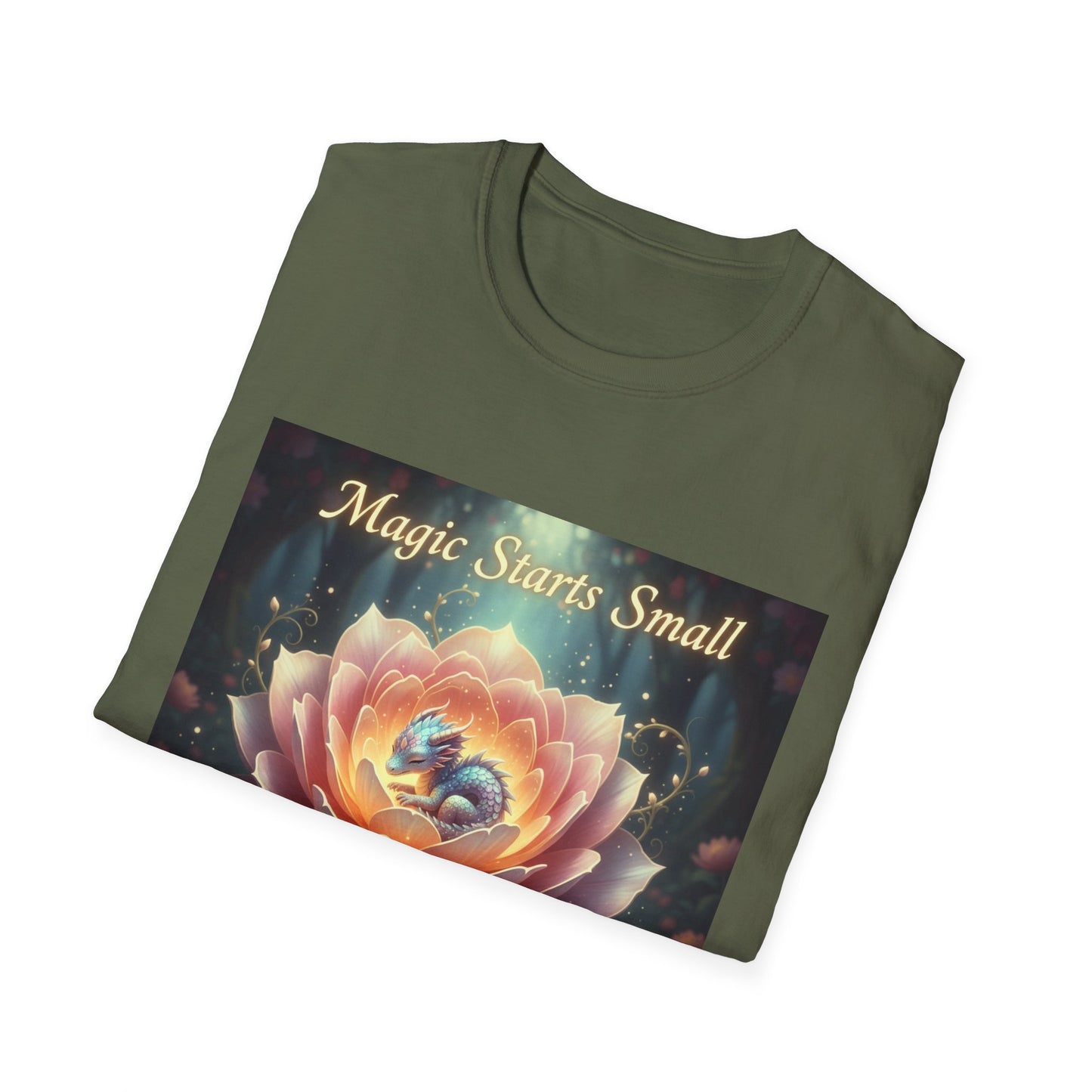 Magical Flower Unisex T-Shirt | Inspirational Graphic Tee, Flower Art Shirt, Gift for Nature Lovers, Birthday Outfit, Self-Care Apparel