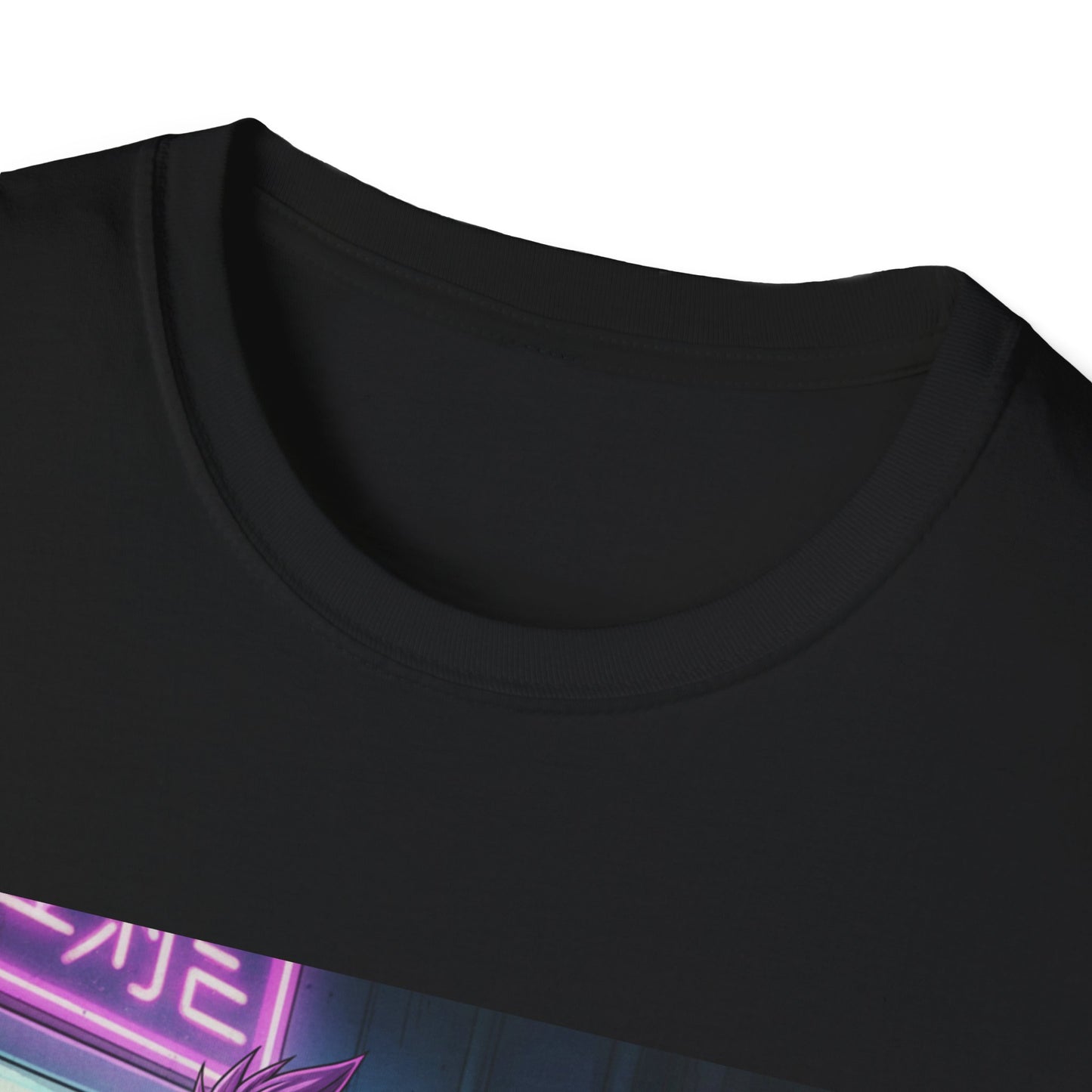 Cyberpunk Samurai T-Shirt – “Delete My Attitude? Access Denied.” | Futuristic Anime Streetwear