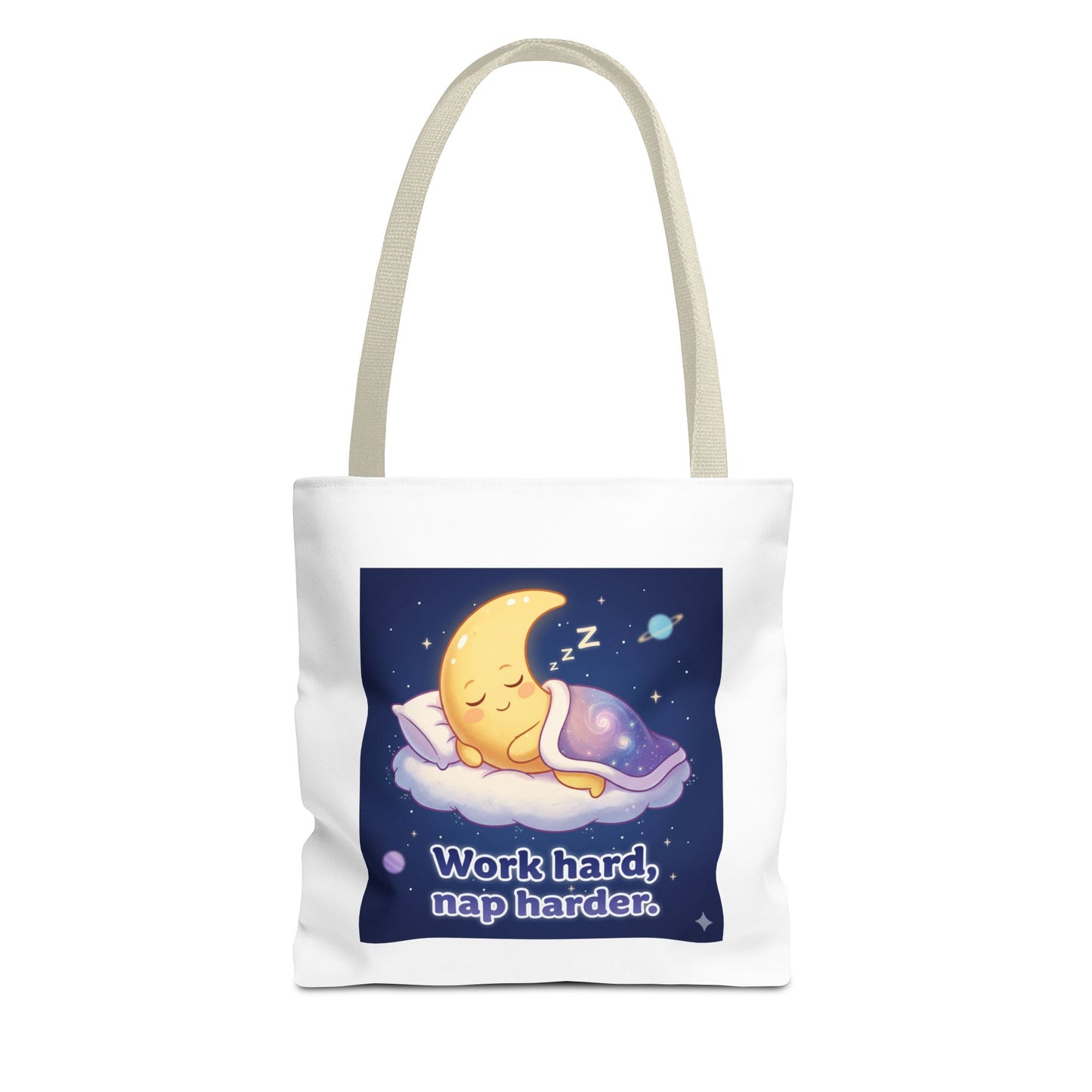 Whimsical Tote Bag Featuring 'Work Hard, Nap Harder' Design | Ideal for Students, Busy Moms, and Gift Giving | Perfect for Everyday, [...]