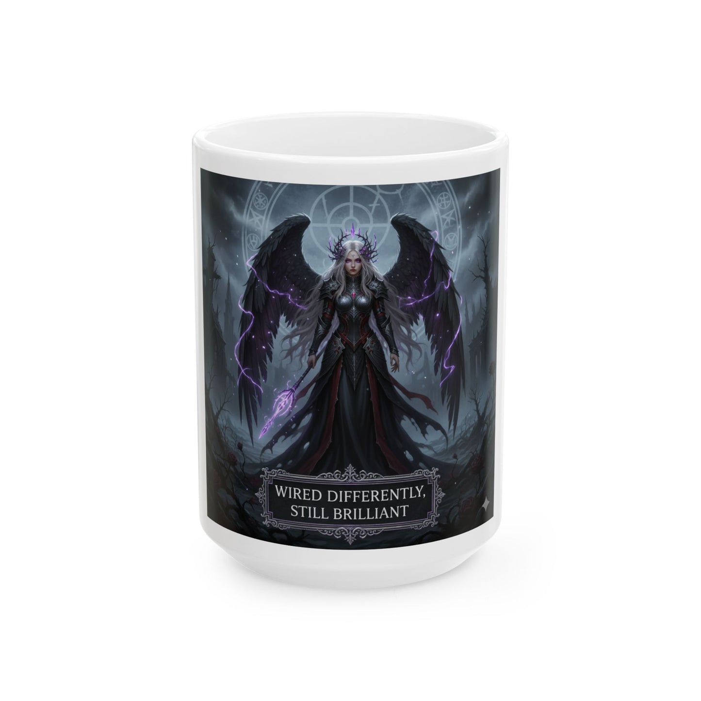 Dark Angel Mug – Gothic Fantasy Coffee Cup