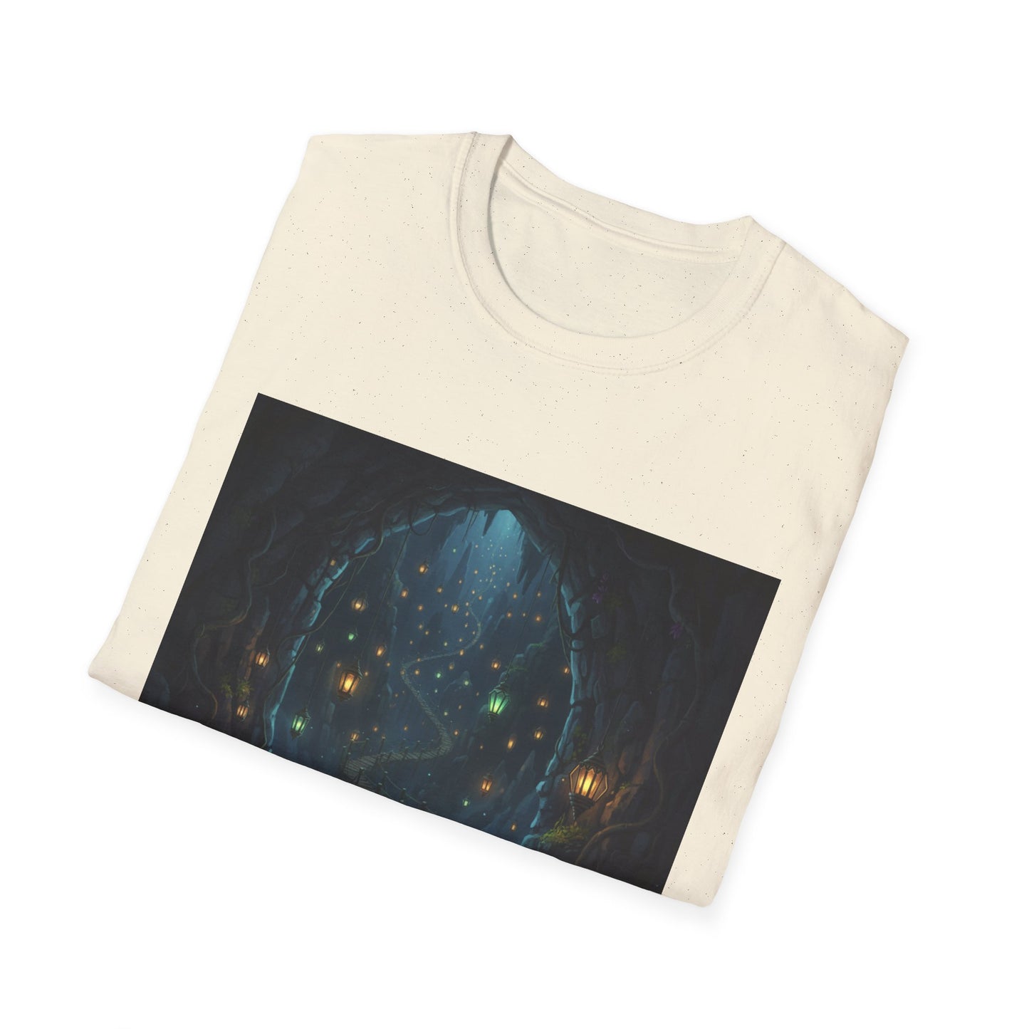 Magical Forest Adventure T-Shirt - Enchanted Glow, Perfect Gift for Nature Lovers, Starry Night Design, Casual Wear, Unisex Tee