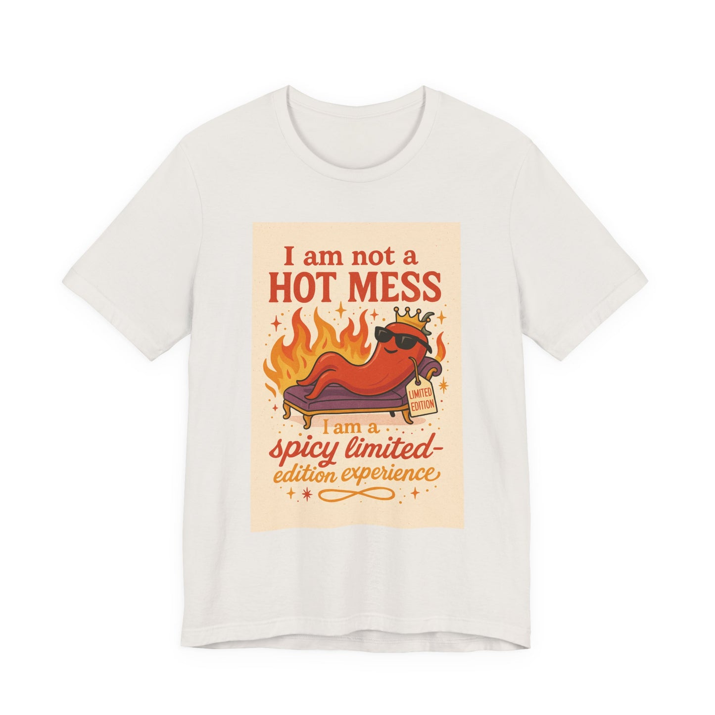 Spicy Limited-Edition Experience T-Shirt, Funny Tee, Gift for Foodies, Summer Wear, Unique Conversation Starter, Casual Style