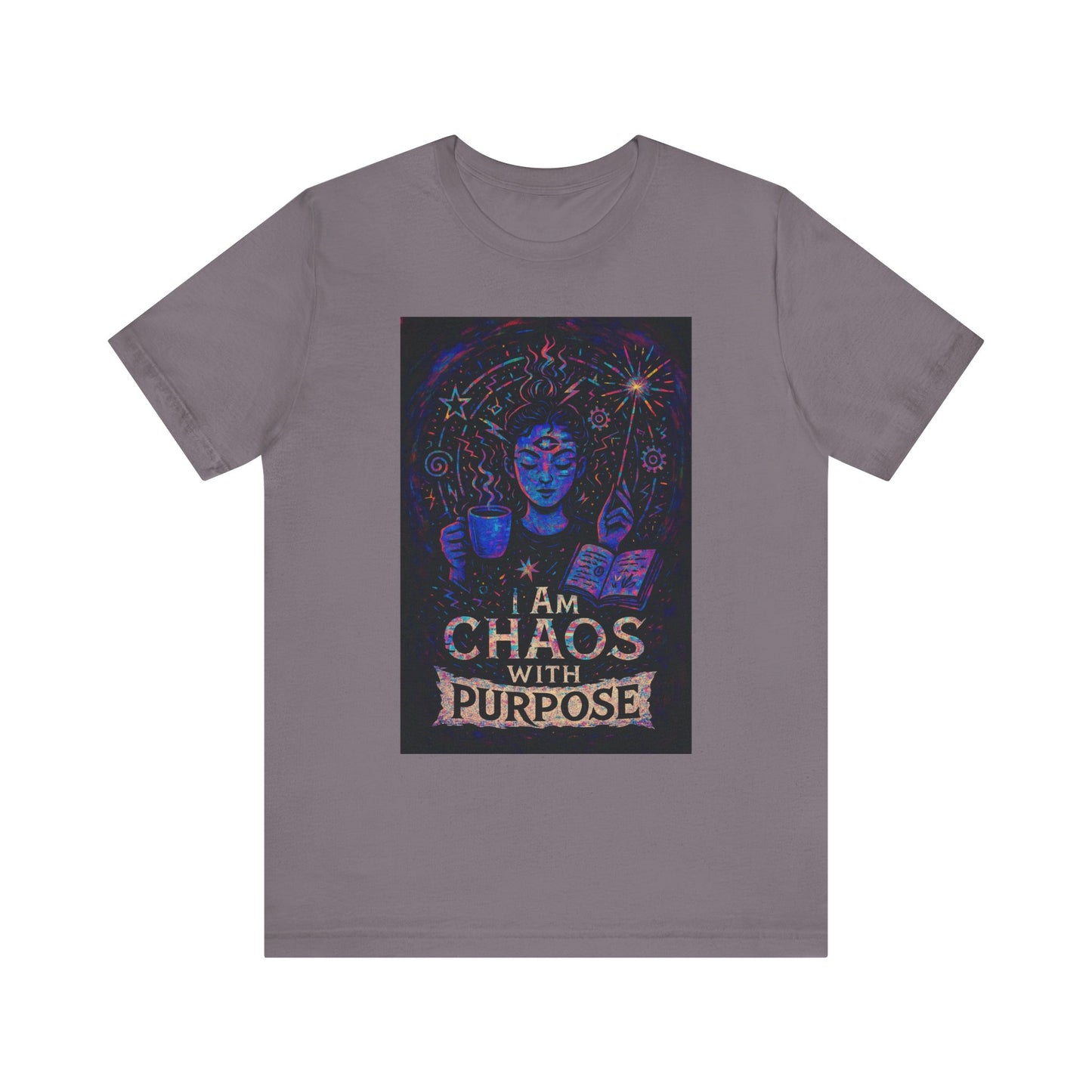 Unisex Chaos With Purpose Tee, Inspirational Shirt, Spiritual Apparel, Motivational Gift, Unique Graphic Tee