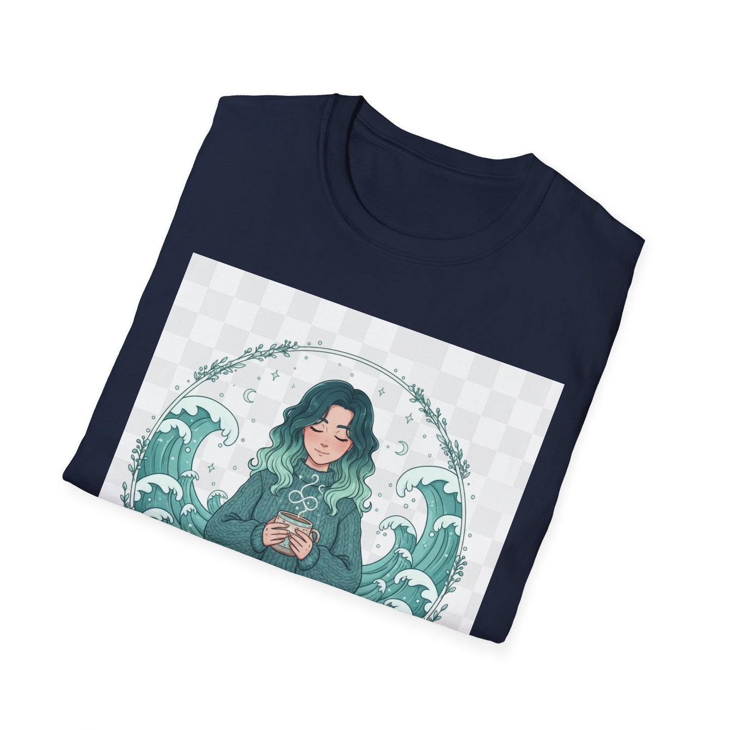 Enchanting My Nervous System T-Shirt | Cozy Mindfulness Tee, Neurospicy Self-Care Shirt, Calm Aesthetic Anime Top
