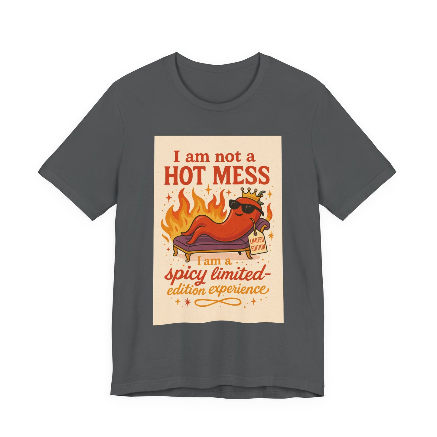 Spicy Limited-Edition Experience T-Shirt, Funny Tee, Gift for Foodies, Summer Wear, Unique Conversation Starter, Casual Style