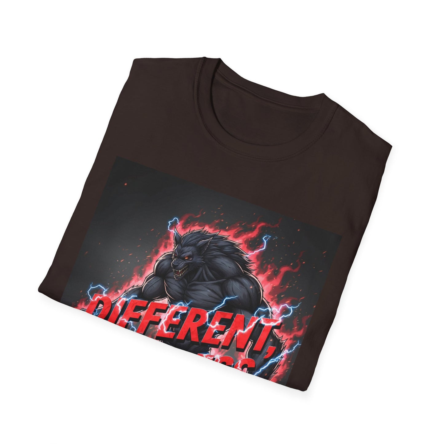 Midnight Werewolf T-Shirt – Gothic Fantasy Anime Aesthetic