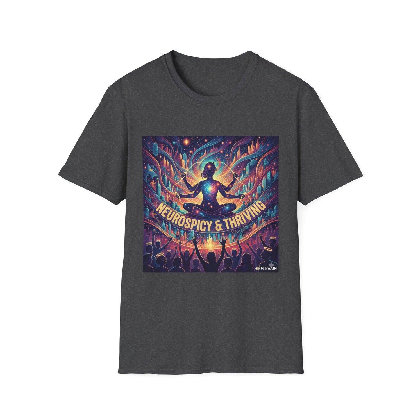 Cosmic Thriving T-Shirt – Vibrant Spiritual Energy & Creative Expression Tee