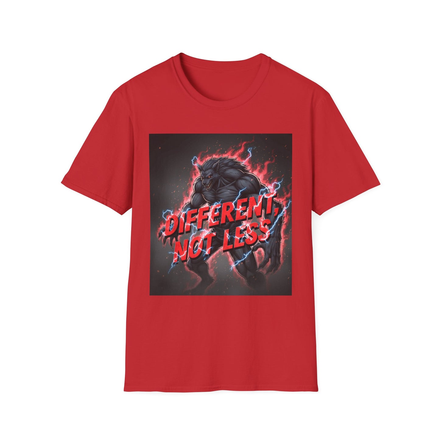 Midnight Werewolf T-Shirt – Gothic Fantasy Anime Aesthetic