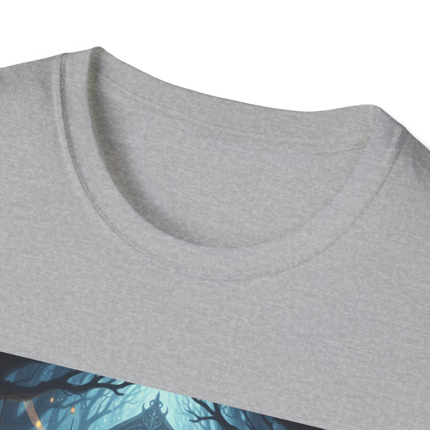 Mystical Mask Unisex T-Shirt - Where Wonder Wears a Mask, Fantasy Apparel, Gift for Dreamers, Casual Wear, Unique Design