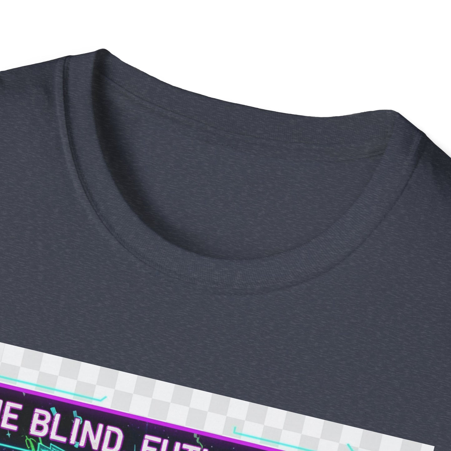 Cyberpunk Anime T-Shirt – ‘Time Blind Future Bright’ | Neurospicy Gamer Humor Tee, ADHD Pride Otaku Streetwear