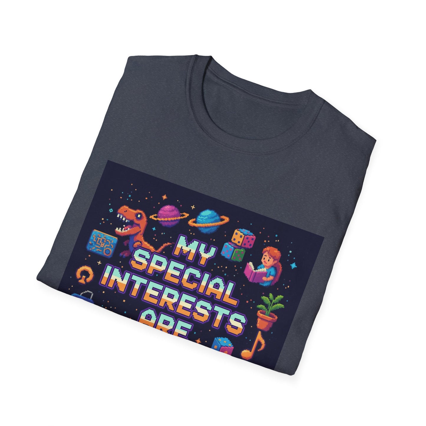 "My Special Interests Are Awesome" Autism-Inclusive T-Shirt – Sport Grey Unisex Tee