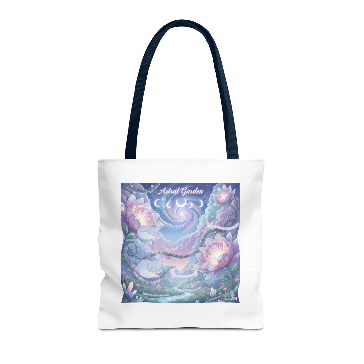 Artistic Garden Tote Bag - Unique Canvas Bag for Nature Lovers, Art Lovers, Eco-Friendly, Gift for Her, Shopping Bag, Beach Bag