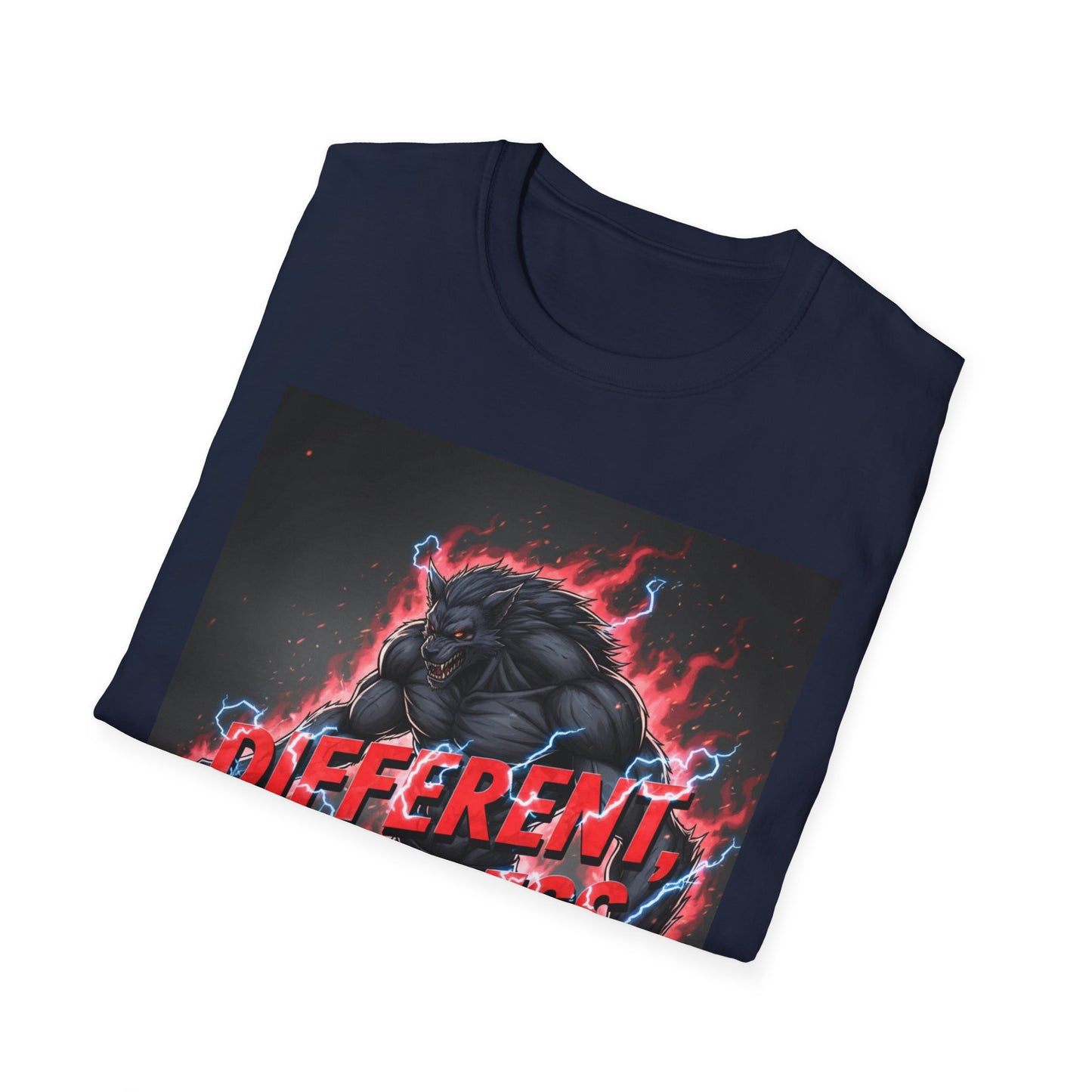 Midnight Werewolf T-Shirt – Gothic Fantasy Anime Aesthetic