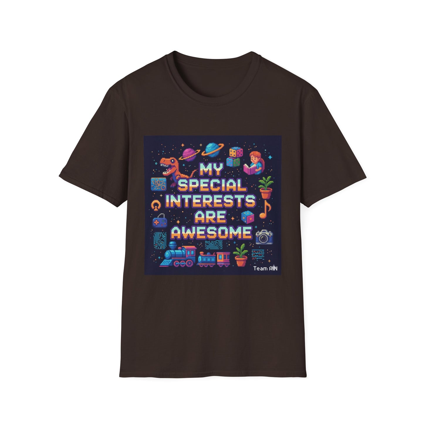 "My Special Interests Are Awesome" Autism-Inclusive T-Shirt – Sport Grey Unisex Tee