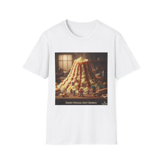 Sensory Overload T-Shirt – Gravy Volcano Funny Neurodivergent Tee