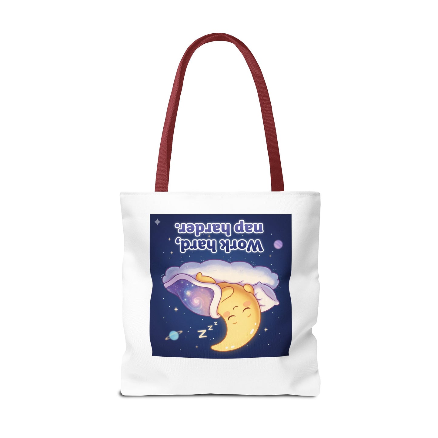Whimsical Tote Bag Featuring 'Work Hard, Nap Harder' Design | Ideal for Students, Busy Moms, and Gift Giving | Perfect for Everyday, [...]