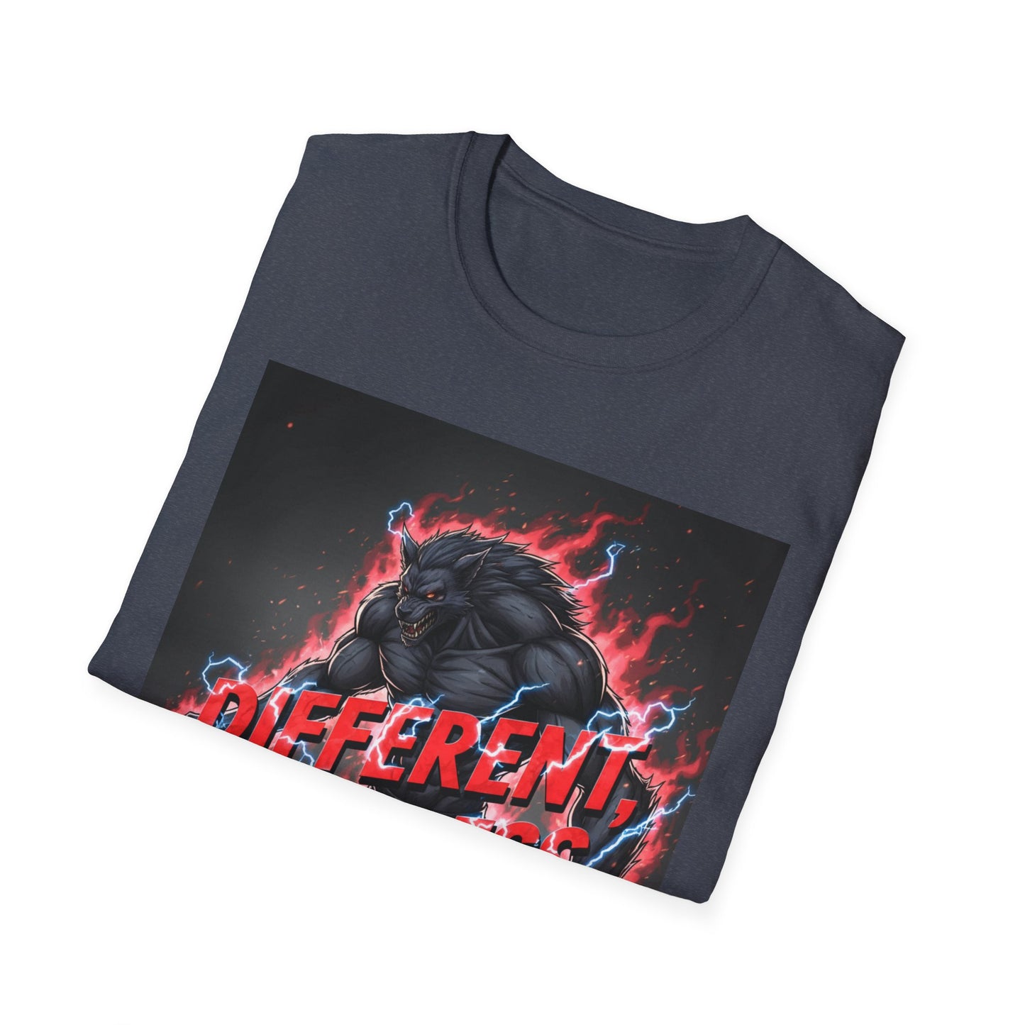 Midnight Werewolf T-Shirt – Gothic Fantasy Anime Aesthetic