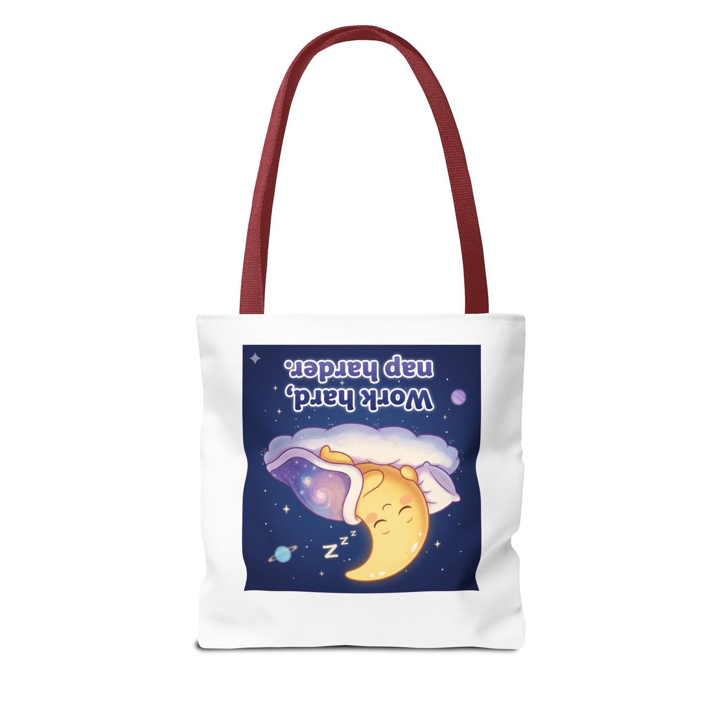 Whimsical Tote Bag Featuring 'Work Hard, Nap Harder' Design | Ideal for Students, Busy Moms, and Gift Giving | Perfect for Everyday, [...]