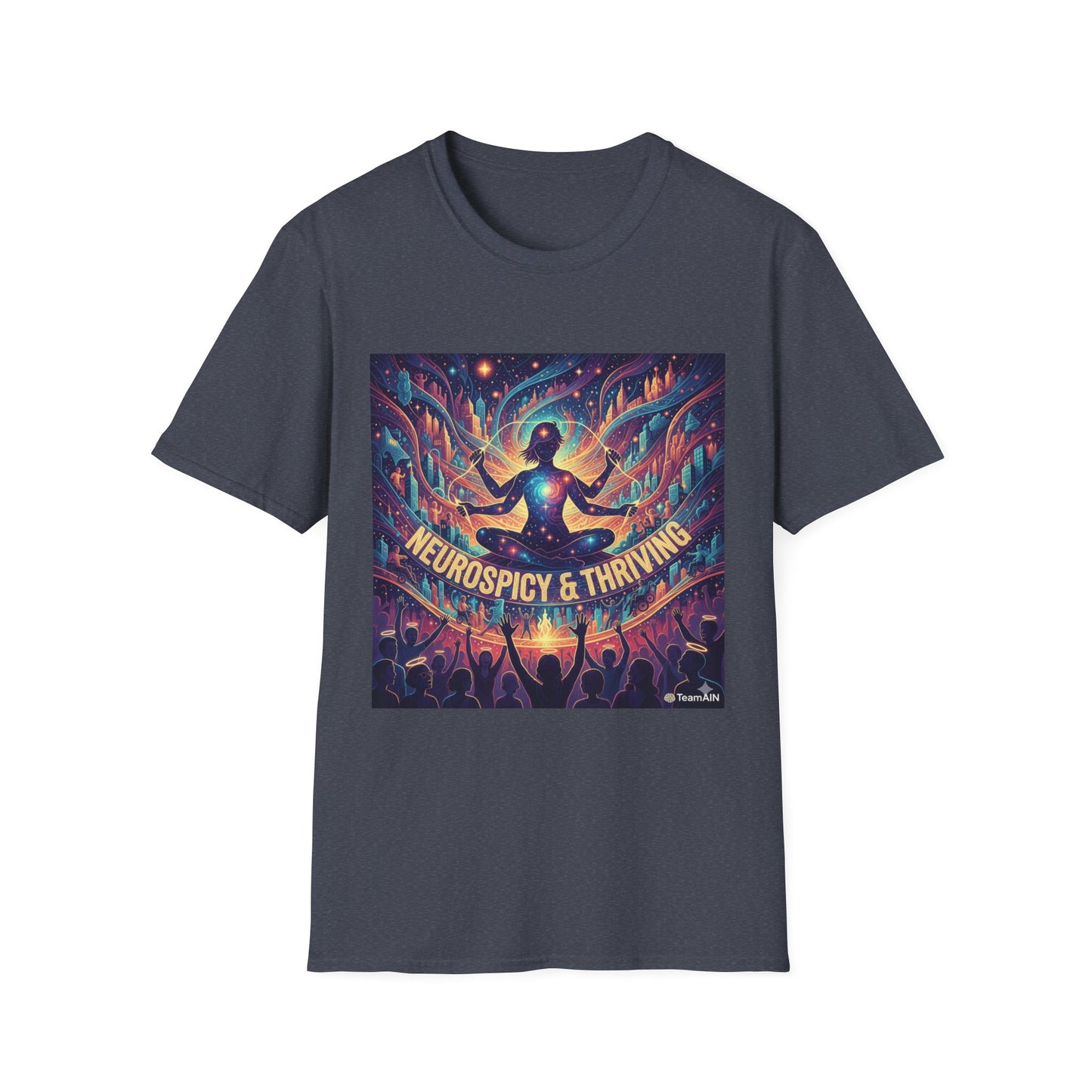 Cosmic Thriving T-Shirt – Vibrant Spiritual Energy & Creative Expression Tee
