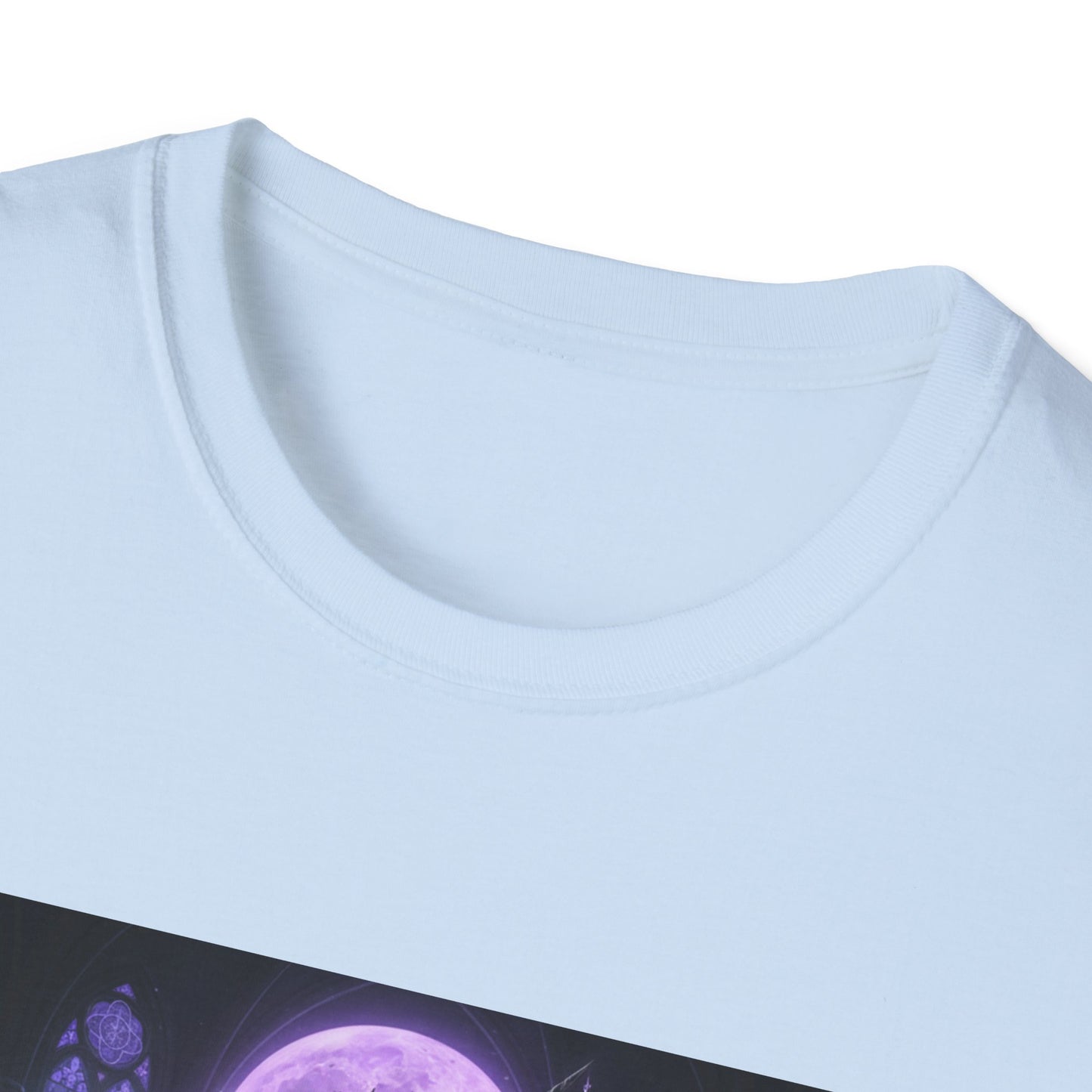 Empowering Gothic Fantasy Tee – Angelic Warrior & Dragon Design